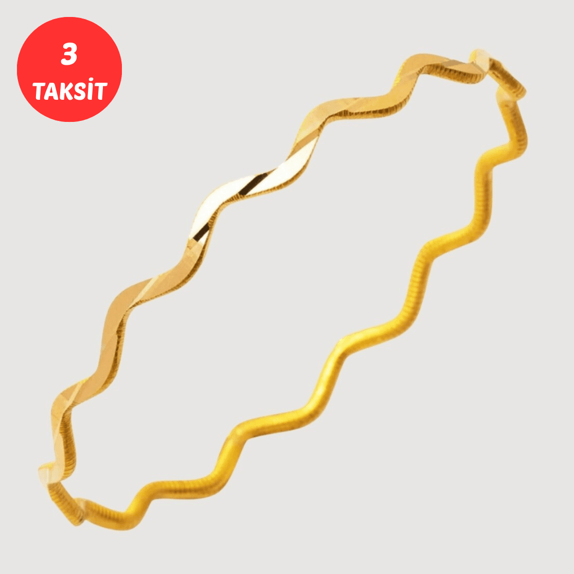 10 Gr Zikzaklı Ajda Altın Bilezik 22 Ayar